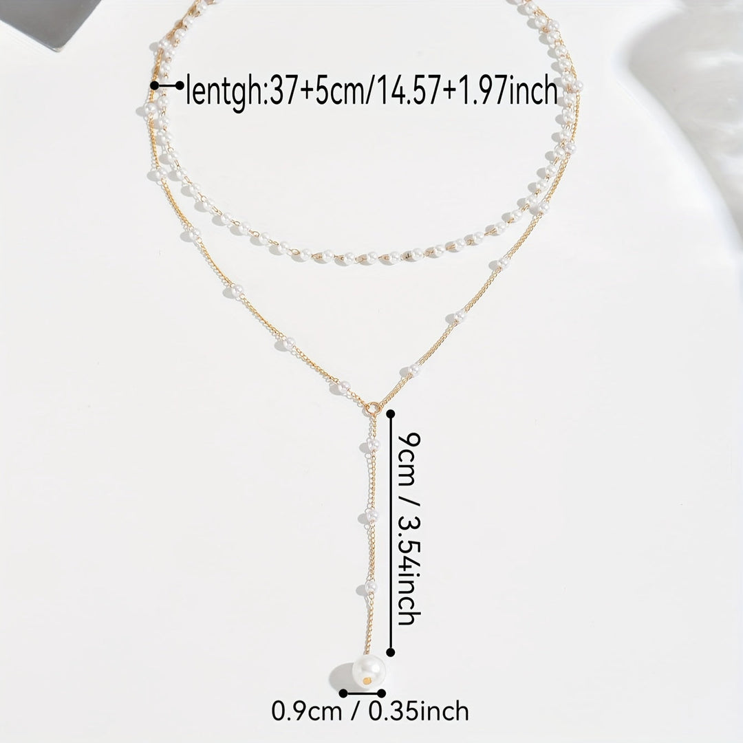 Cascade Pearls – Vintage Tassel Necklace