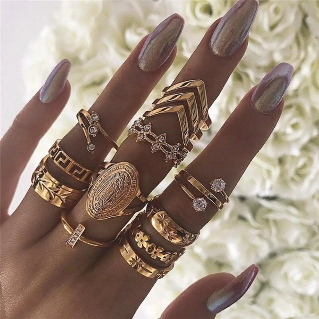 Luna Lucas | Midi Ring Set | Bohemian Star Opal