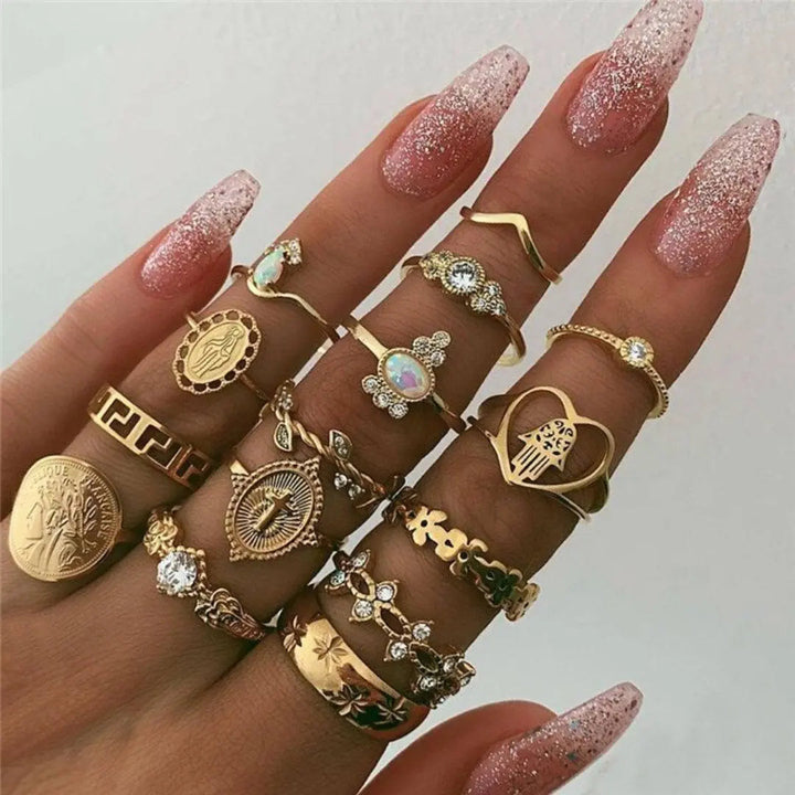 Unique set of 8 to 12 rings