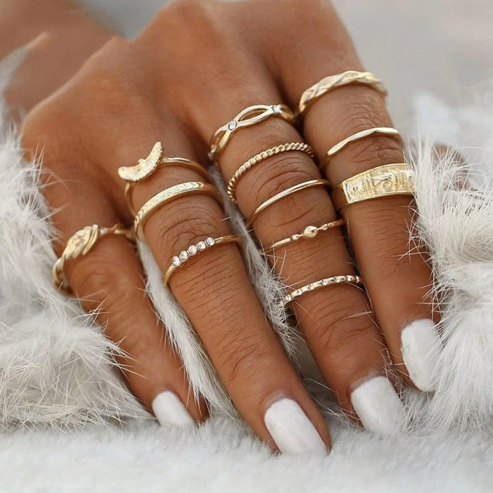 Unique set of 8 to 12 rings