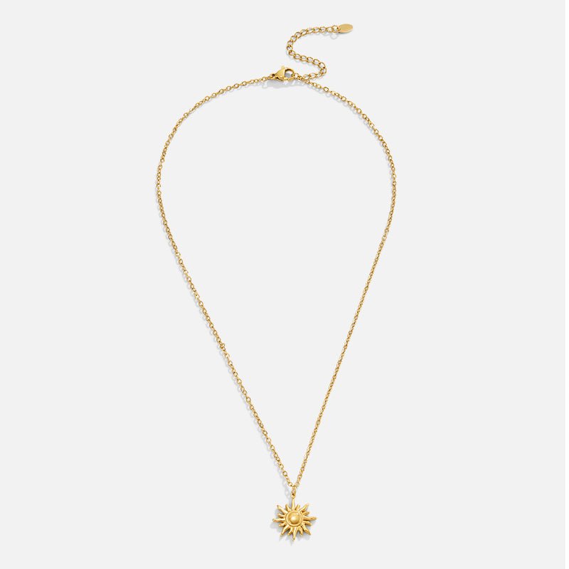 Luna Lucas | Soleil Pendant Necklace | Gold-Plated Stainless Steel