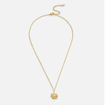 Luna Lucas | Soleil Pendant Necklace | Gold-Plated Stainless Steel