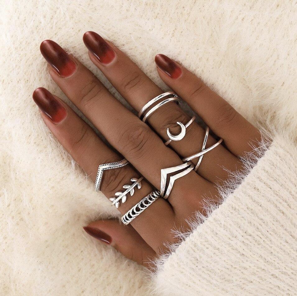 Luna Lucas | Midi Ring Set | Bohemian Star Opal
